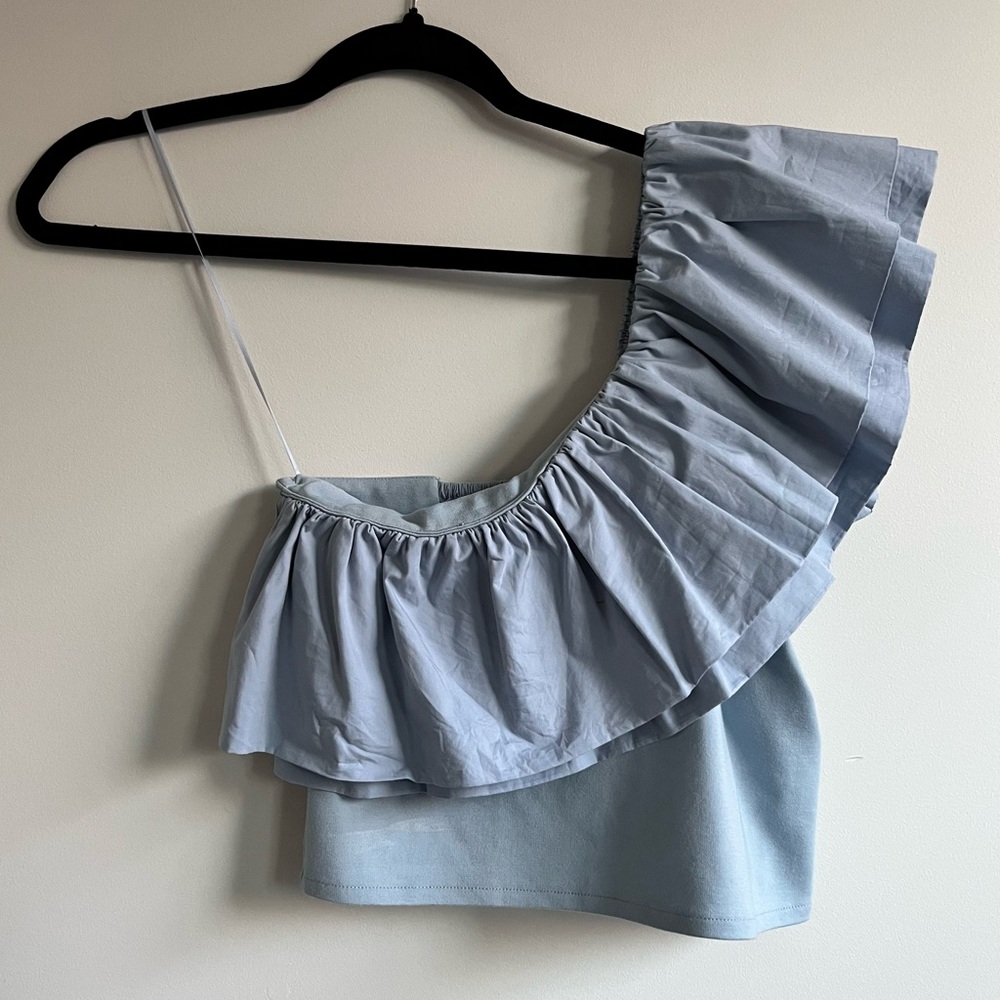 Anthropologie One Shoulder Top